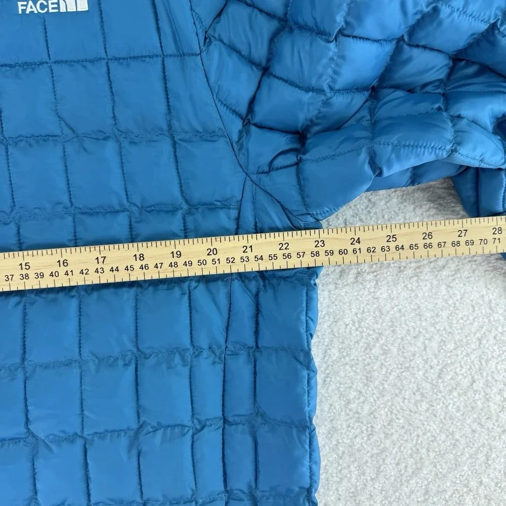 The North Face Thermoball Insulated Puffer Jacket Mens Large Digital Steel Blue